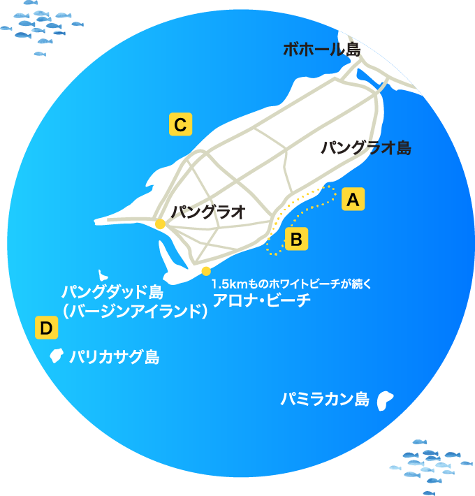ダイビングスポット地図