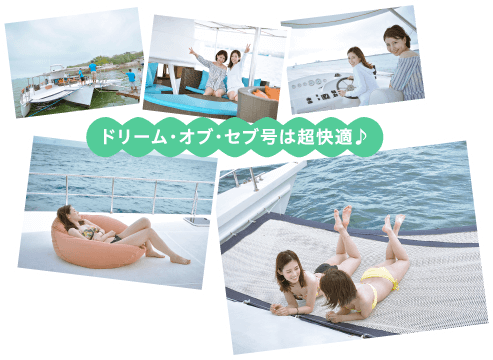 ドリーム・オブ・セブ号は超快適♪