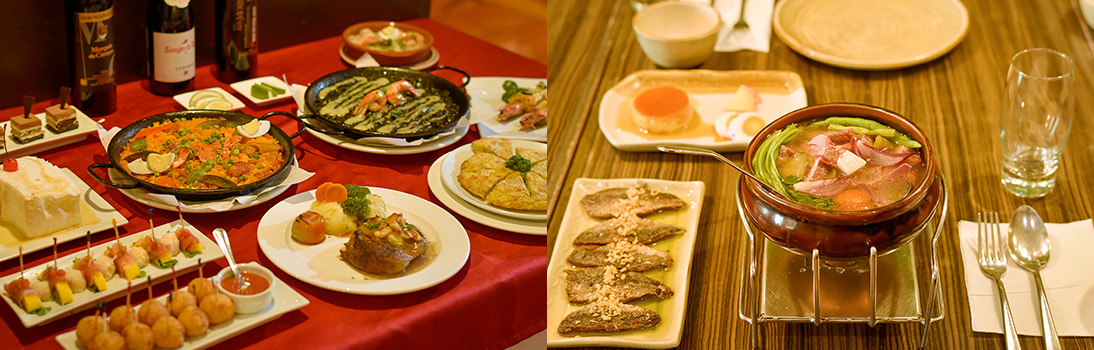 スペイン料理とフィリピン料理