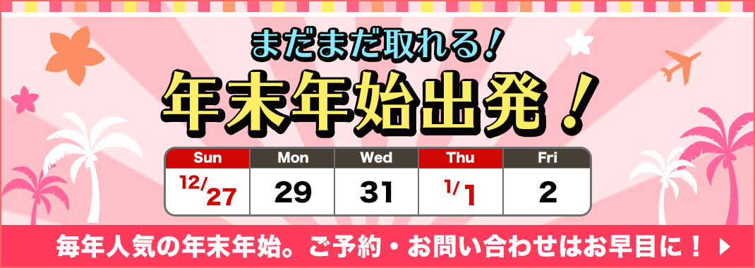 �N���N�n�o���I12/27,12/29,12/30,1/1,1/2